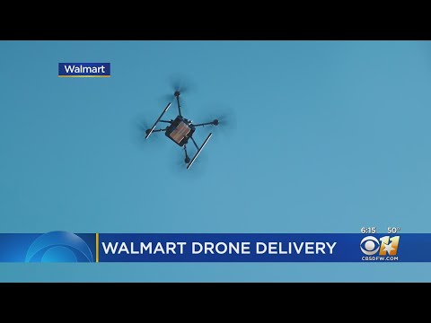 Drone delivery now an option for some Texas Walmart shoppers