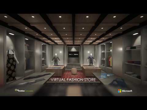 Augmented Store - Fashion room virtual walking