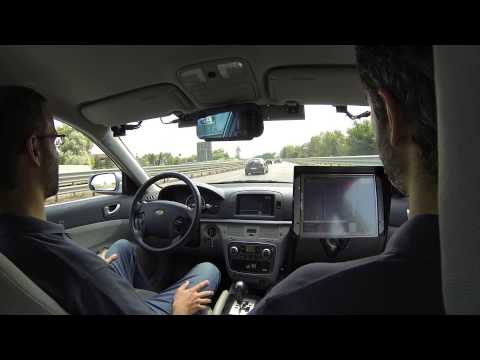 PROUD CarTest2013 - First Experiment of Autonomous Urban Driving (driverless car) - full HD