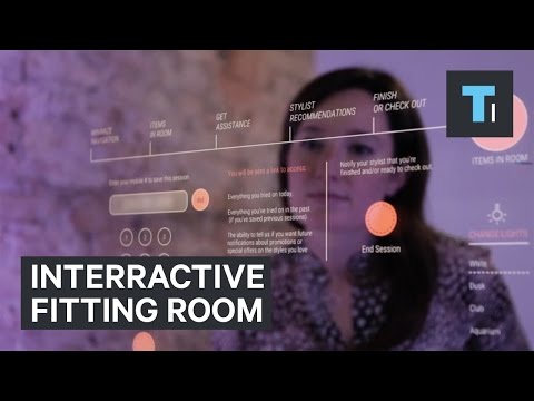 The fitting room of the future is totally interactive