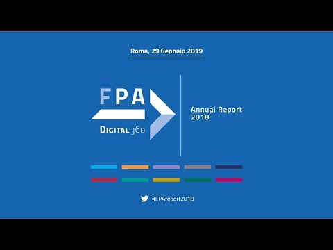 Presentazione Annual Report FPA 2018 - 29 gennaio 2019