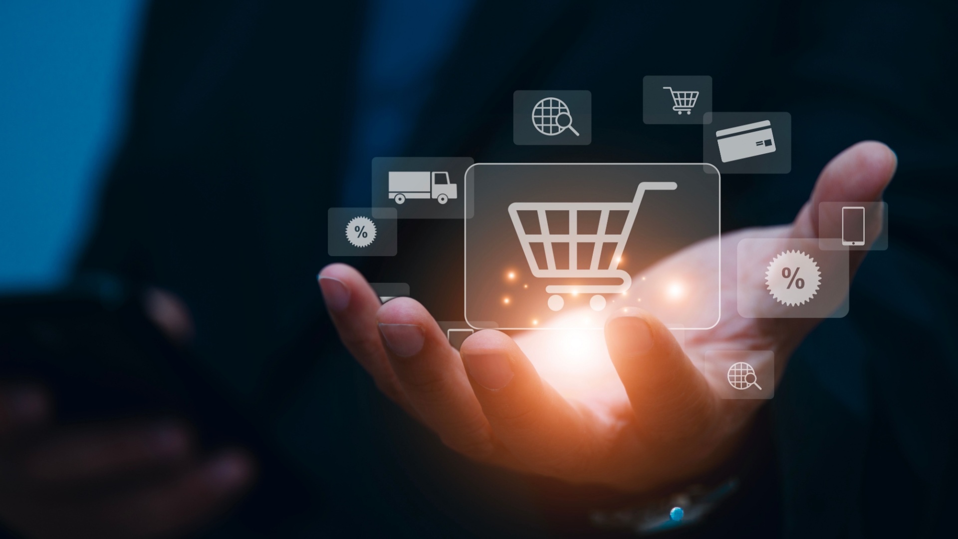 Automazione nell’e-commerce, concept