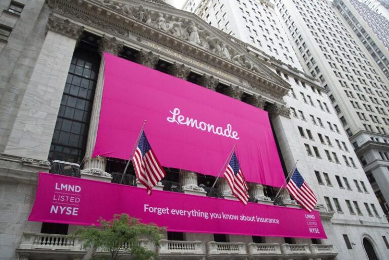 Lemonade IPO, valore raddoppiato in pochi giorni