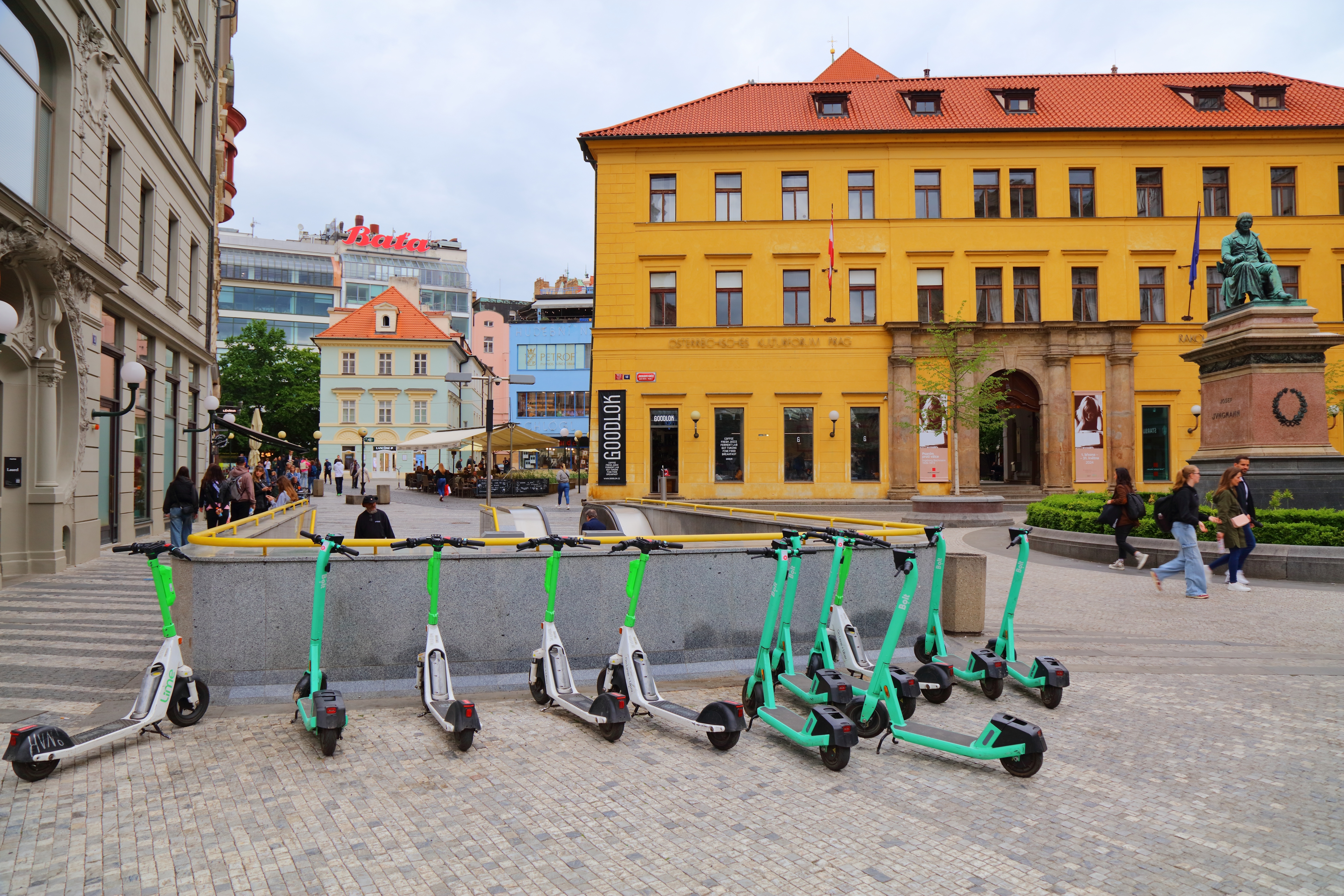 Monopattini elettrici a Praga