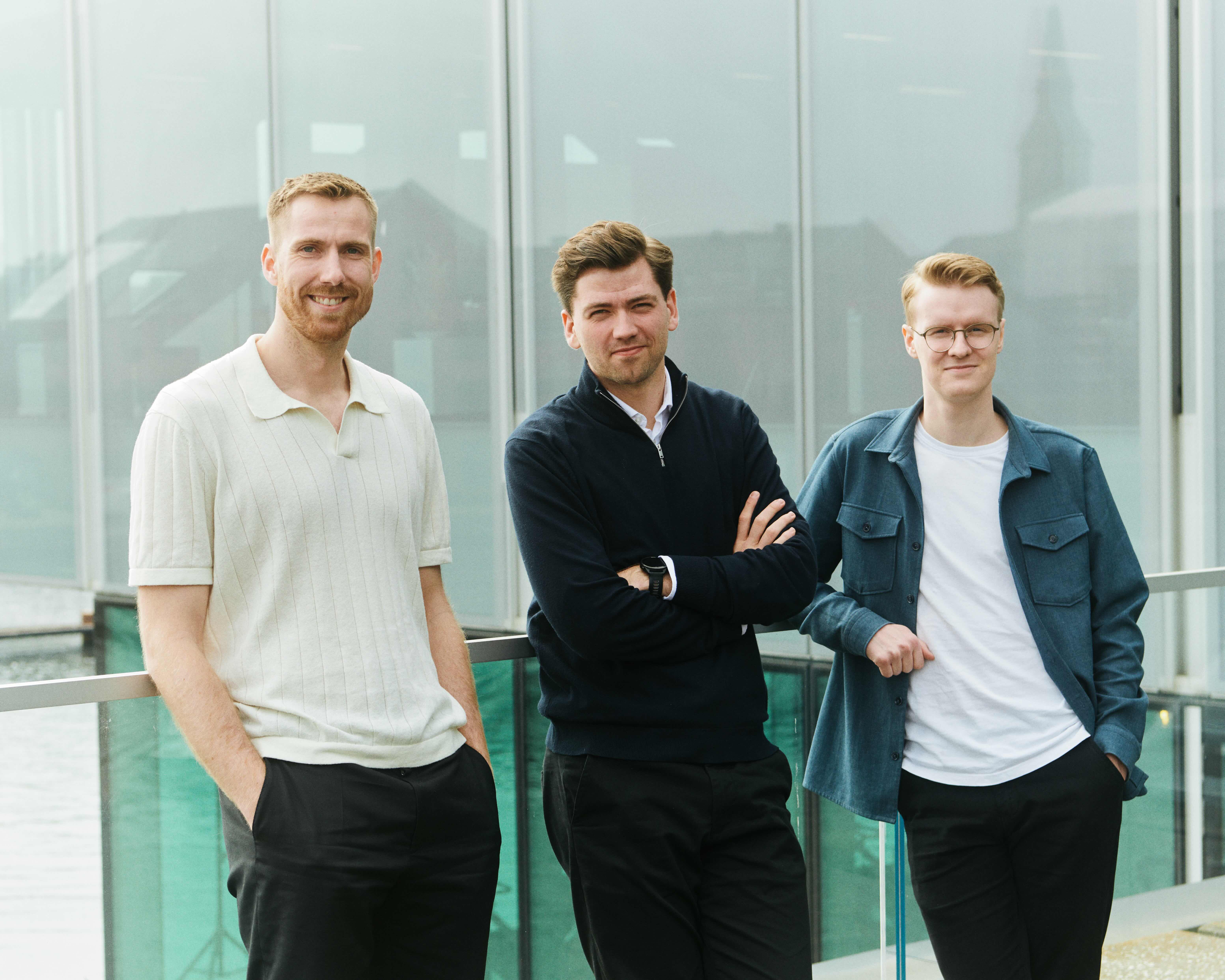 Kristoffer Abell, CTO – Jakob Lilholm, CEO – Magnus Boye, Tech Lead