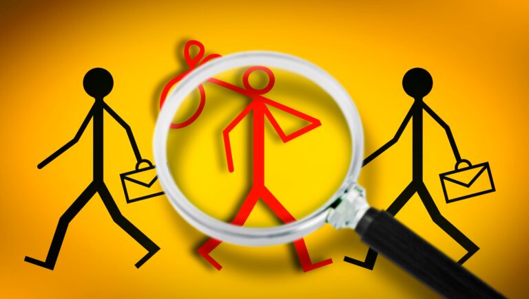 Identikit,Of,The,Employment,And,Unemployment,-,Concept,Illustration,Seen