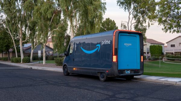 Amazon,Prime,Delivery,Van,In,The,Yard.,Surprise,,Az,,Usa