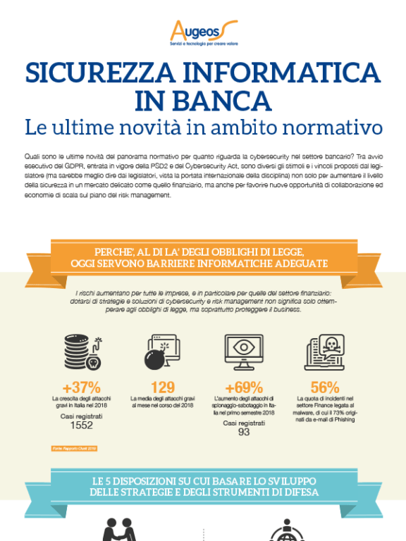 Perché e come aumentare la sicurezza informatica nel settore finanziario: norme, regolamenti e framework operativi