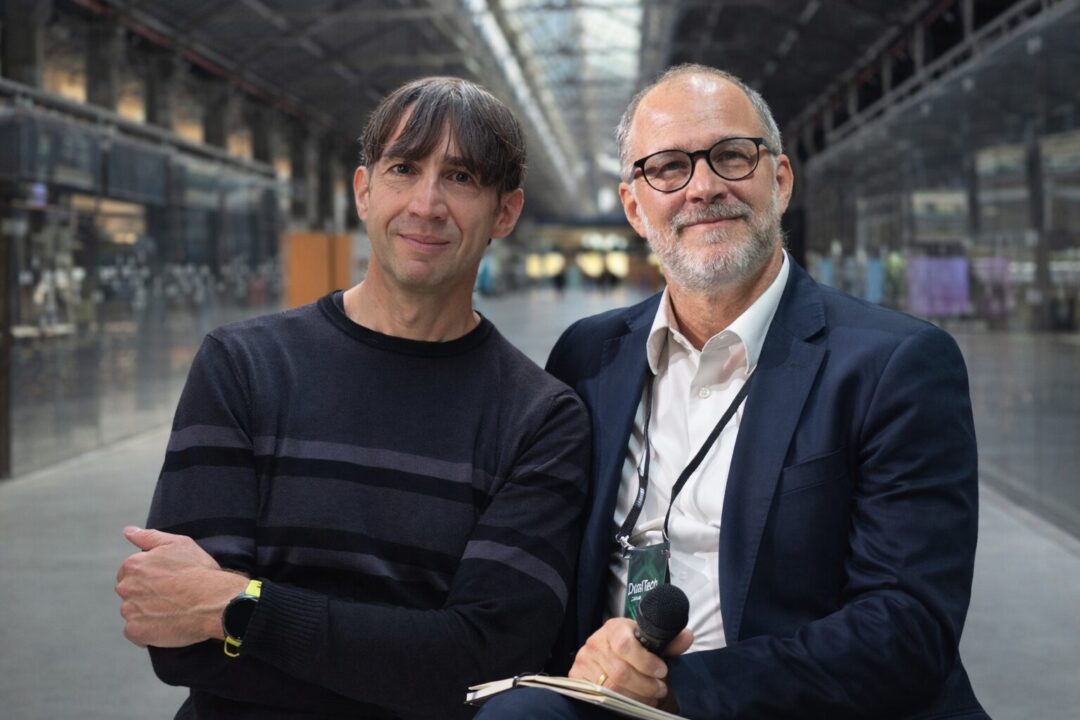 Da sinistra Manuel Fuselli, Head of Corporate Open Innovation, e Pierpaolo Gambini, Senior Vice President Innovation Hub and IP di Leonardo