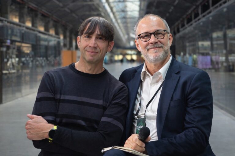 Da sinistra Manuel Fuselli, Head of Corporate Open Innovation, e Pierpaolo Gambini, Senior Vice President Innovation Hub and IP di Leonardo