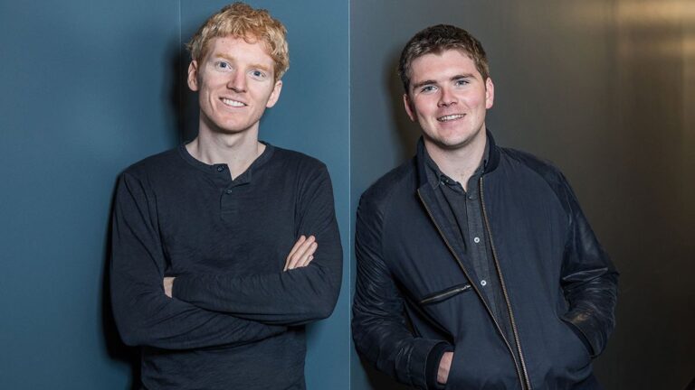 I fondatori di Stripe, Patrick e John Collison