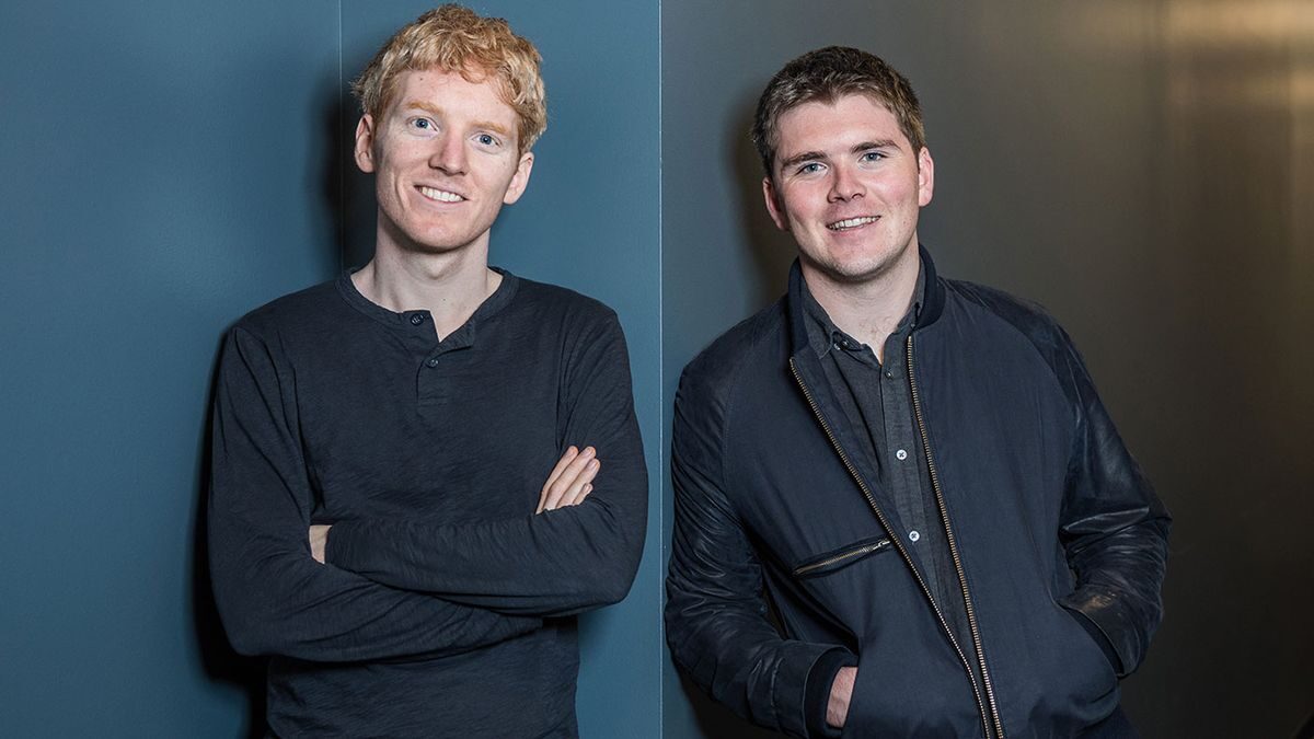I fondatori di Stripe, Patrick e John Collison