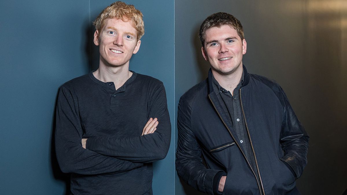 I fondatori di Stripe, Patrick e John Collison